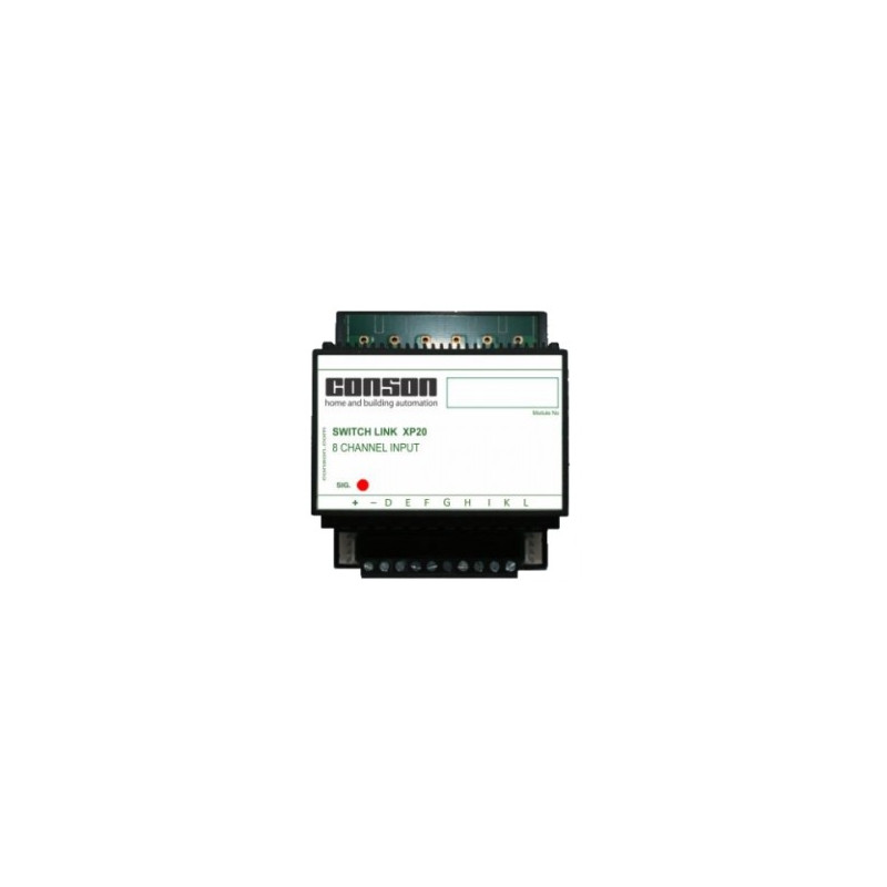 XP20 - Switch-Link 8 ingangen identisch aan CP20 maar 4-polige bus en real XP