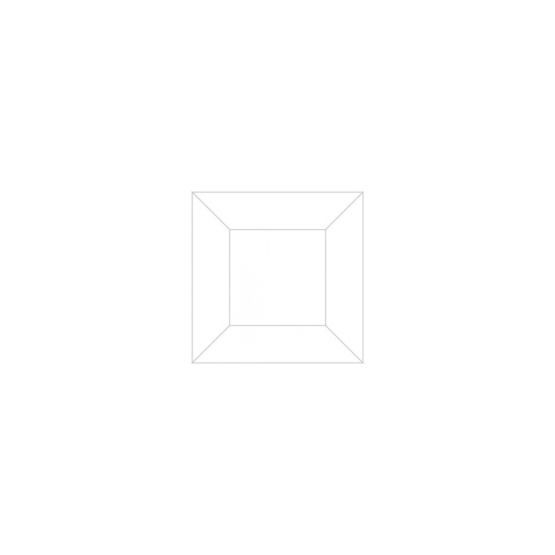 XP2550 - Rahme 80 x 80 mm für Drucktaster Weiß