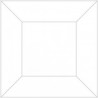 XP2550 - Rahme 80 x 80 mm für Drucktaster Weiß