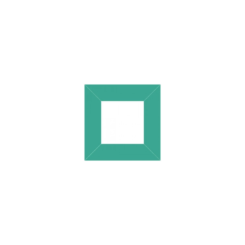 XP2553 - Frame 80 x 80 mm / turquoise color