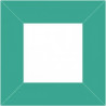 XP2553 - Frame 80 x 80 mm / turquoise color
