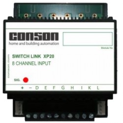 XP20 - Switch-Link 8 inputs identical to CP20 but 4-poles and real XP