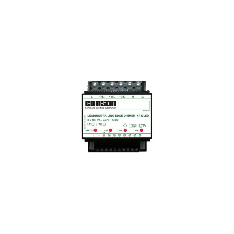XP33LED - Phasenanschnittdimmer LED 3 x 100 VA